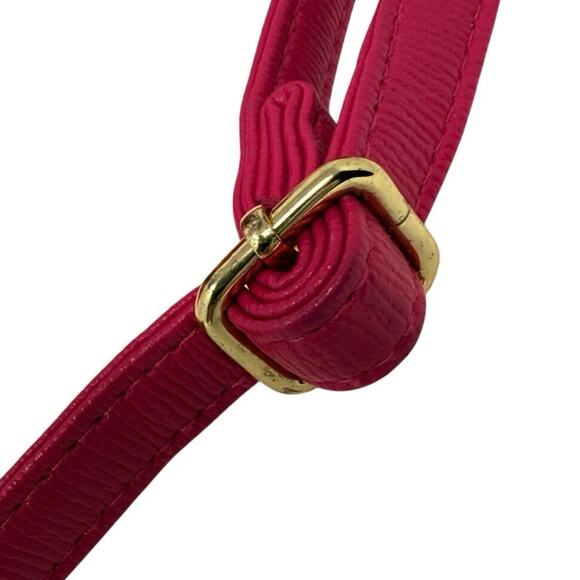 Bebe Gianna Micro Dome Hot Pink Purse Hand and Shoulder Straps - Picture 4 of 6